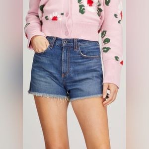 ASKK NY HIGH RISE JEAN SHORTS PORT SIZE 25 SUPER SEXY JAPANESE DENIM